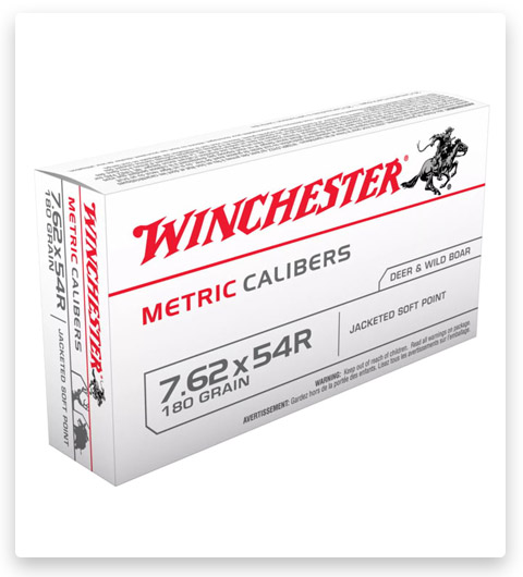 JSP - Winchester Metric - 7.62x54r - 180 Grain - 20 Rounds
