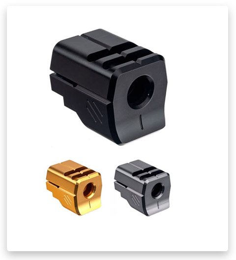 TRYBE Defense Universal Double Port 9mm Full Size Compensator