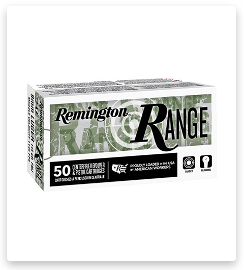 Remington Range 9 mm Luger 115 Grain Full Metal Jacket