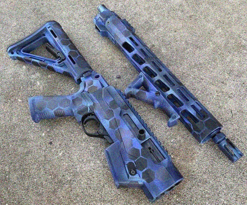 How much cerakote to cover a rifle?