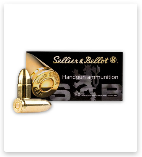 FMJ - Sellier & Bellot - 9 mm Luger - 115 Grain - 50 Rounds