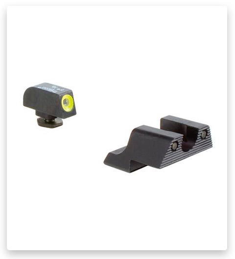 Trijicon Heavy Duty Night Sights Yellow Front Outline