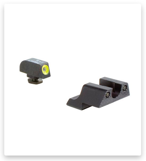 Trijicon Heavy Duty Night Sights Yellow Front Outline