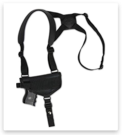 Barsony Cross Harness Shoulder Holster for Compact Pistols