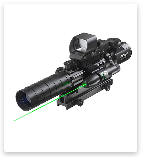 Pinty 4-in-1 Rifle Scope Combo