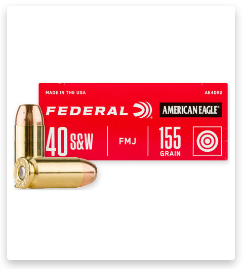 FMJ - Federal American Eagle - 40 S&W - 155 gr - 50 Rounds