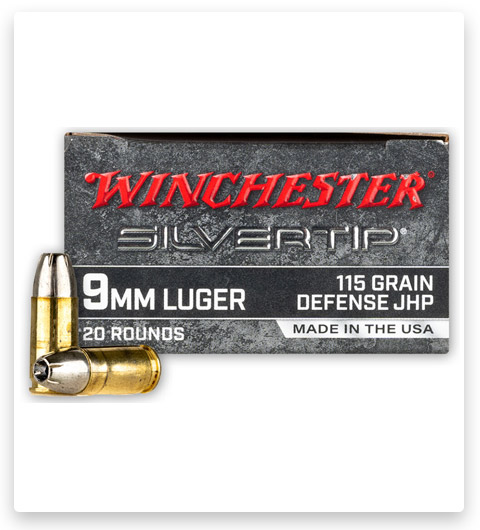 JHP - Winchester Silvertip - 9mm - 115 Grain