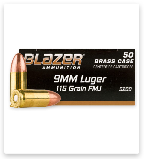 FMJ – Blazer Brass – 9mm – 115 Grain