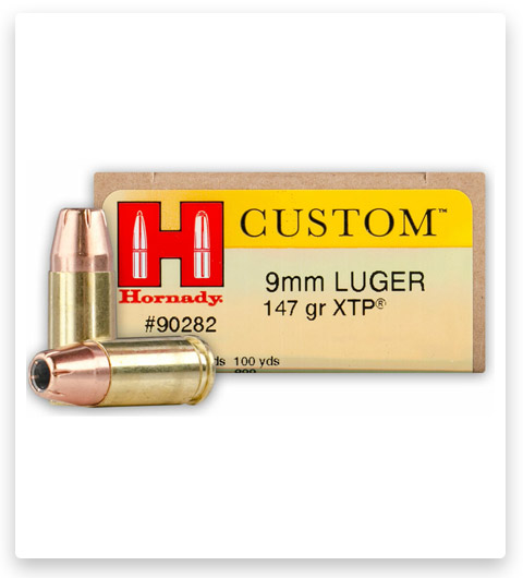 XTP JHP - Hornady Custom - 9mm - 147 Grain - 25 Rounds
