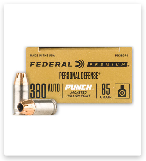 JHP - Federal Punch - 380 Auto - 85 Grain - 20 Rounds