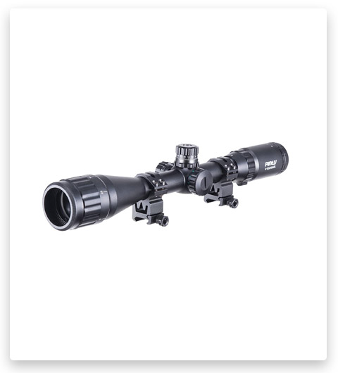 Pinty Rifle Scope with Flip-Open Covers