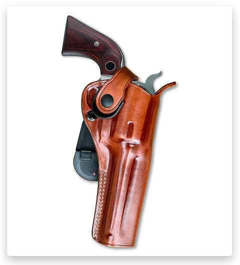 MASC Premium Leather Paddle OWB Revolver Holster
