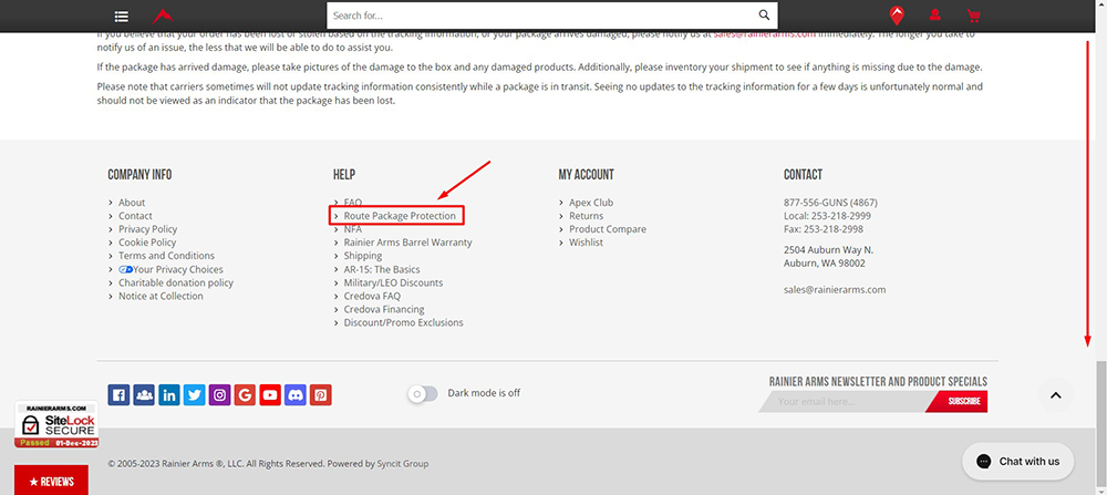 Packaging protection